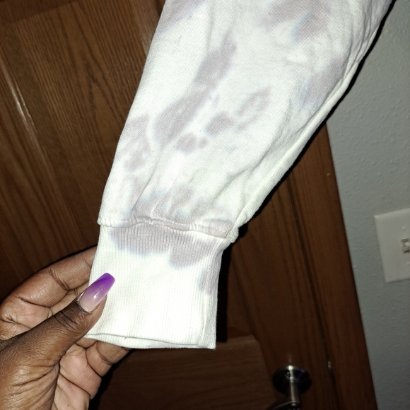 Playboy x Misguided Stone Tie Dye Hoodie Sweater - Picture 5 of 9